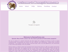 Tablet Screenshot of bonnyspoms.com